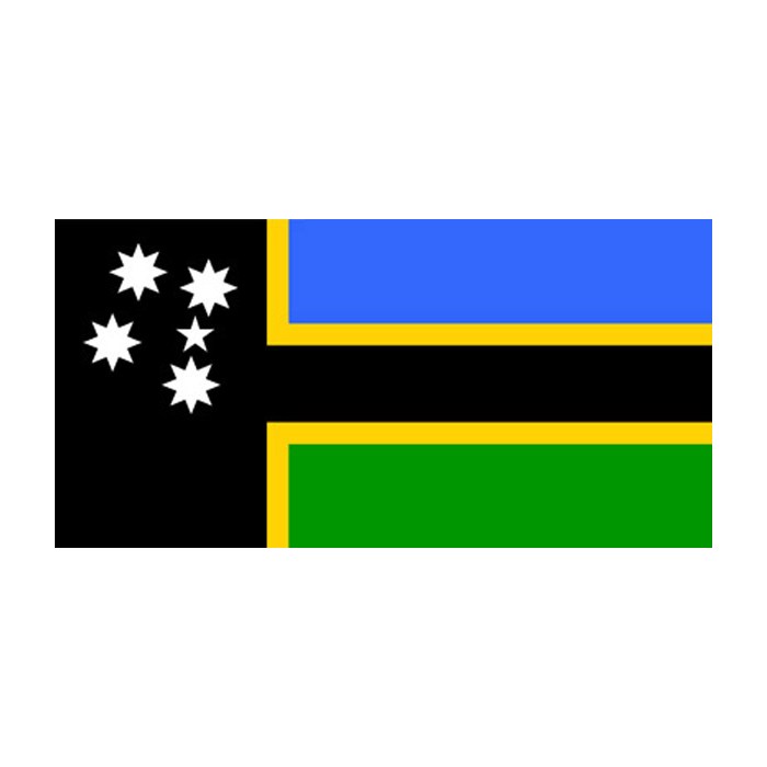 Australian South Sea Islander Flag 1800mm x 900mm (Fully Sewn)