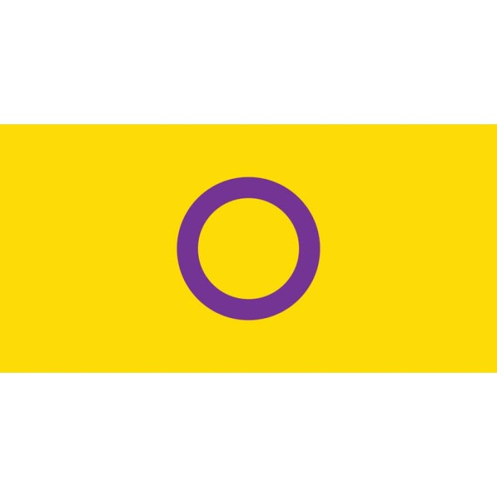 Intersex Flag 1800mm x 900mm (Knitted)