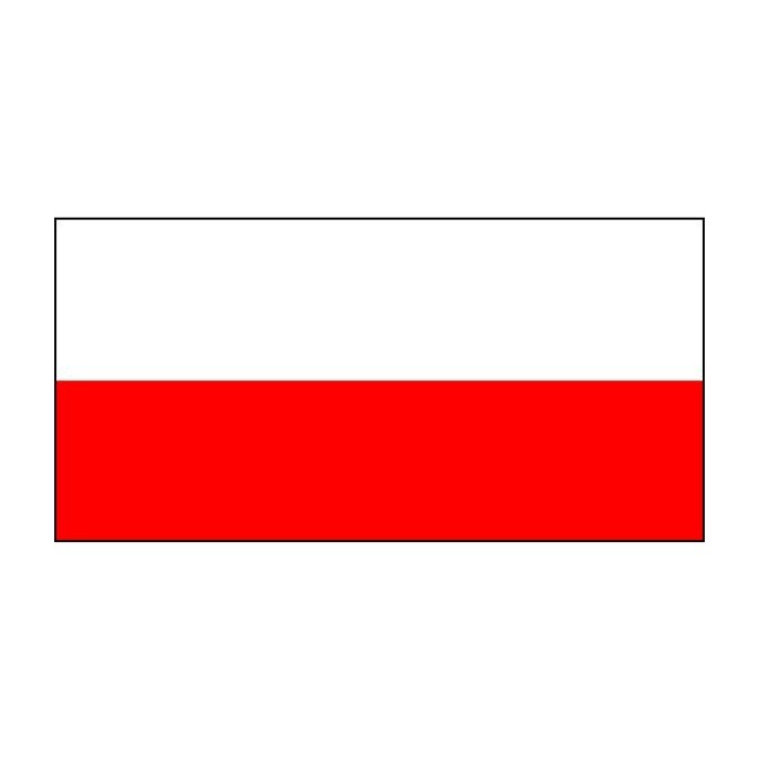 Poland hand sewn flag, Poland fully sewn flag