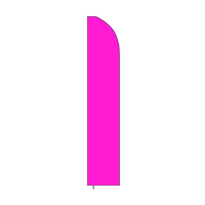 Fluoro Pink Bali Flag