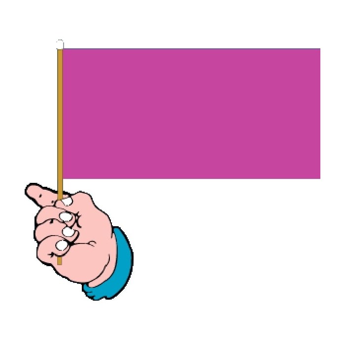 Purple Hand Flag Handwaver