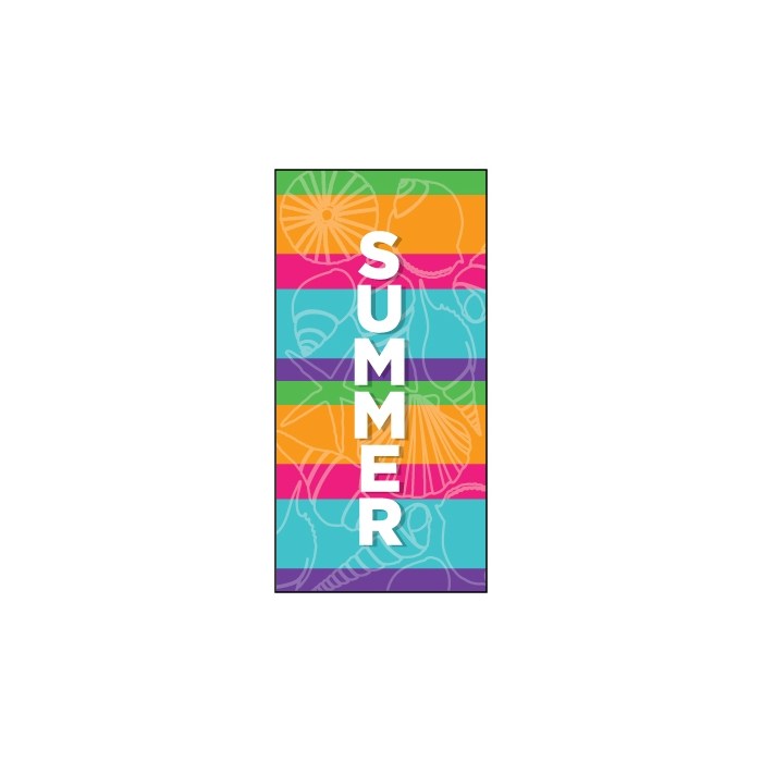 Summer Flag Stripes 900mm x 1800mm (Knitted)