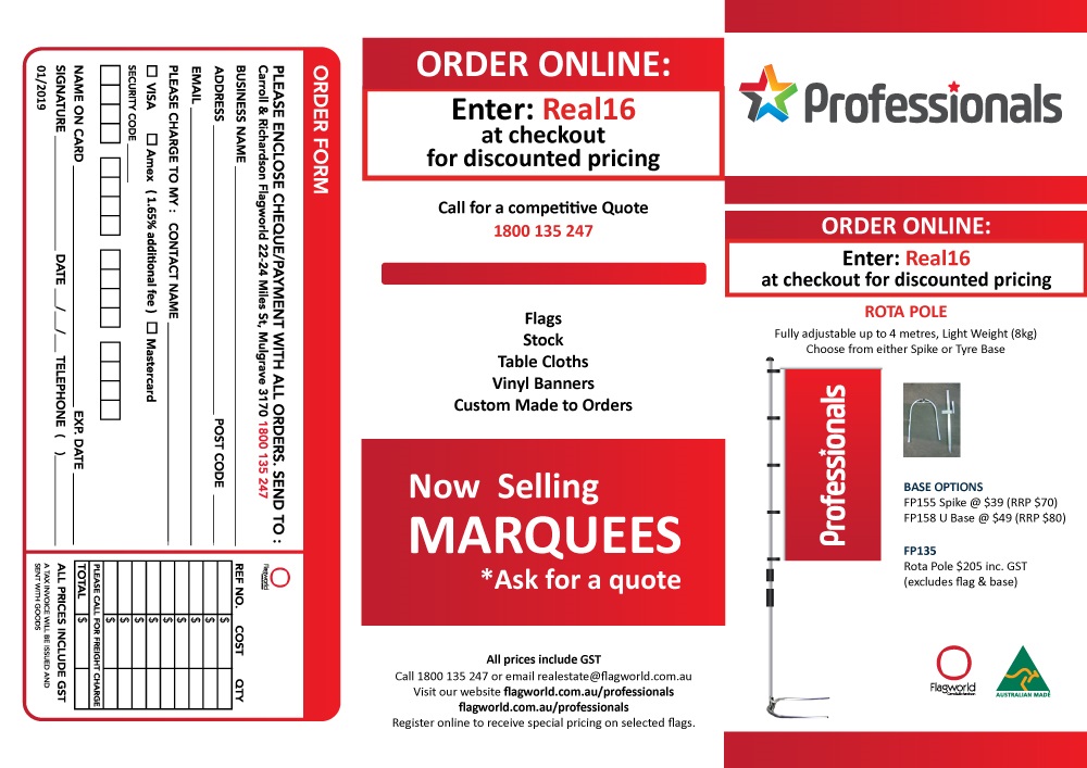 Professionals Brochure Page 1